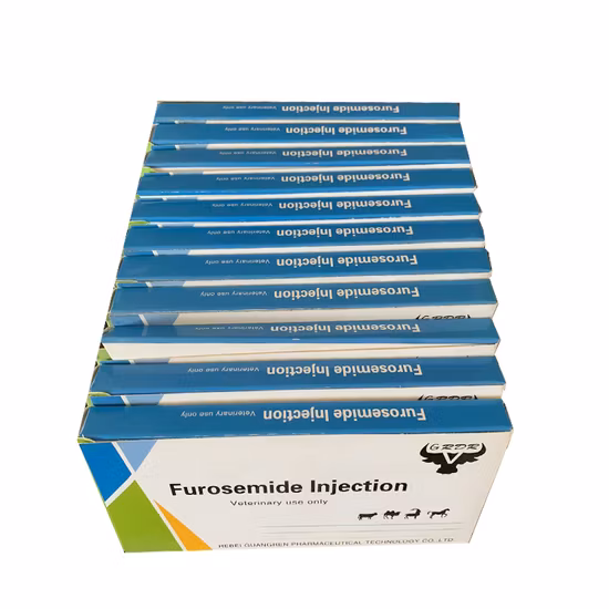 Farmaco veterinario Furosemide Iniettiva Suini Bovini Ovini Bestiame Animali domestici Gatti Cani Edema Disintossicazione Insufficienza renale