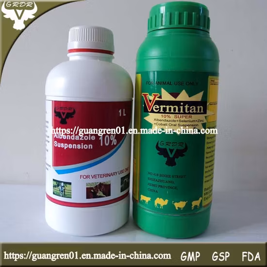 Albendazolo + Se Sospensione orale 500 ml/1000 m Farmaco veterinario per bovini, ovini, caprini, cavalli, pollame